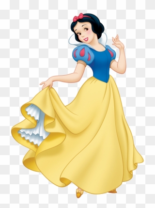 Snow White's Classic Dress - Disney Snow White Wall Graphic Clipart