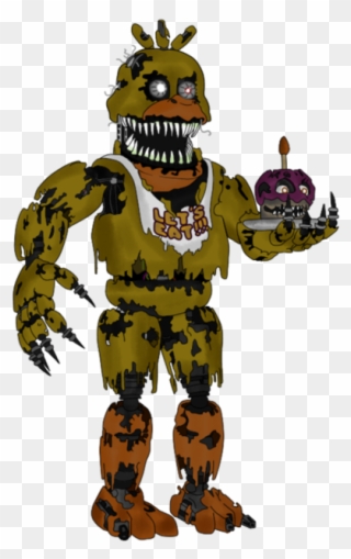 Picture Transparent Download Five Nights At Freddy - Nightmare Chica Clipart