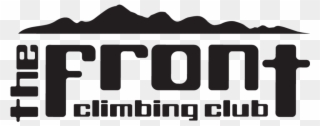 The Front Logo - Front Climbing Club Clipart