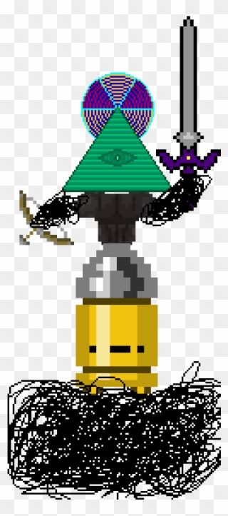 Illuminati Monster - Illustration Clipart