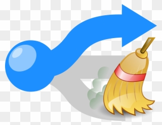 Disambig Azure Broom Icon - Cards Sweep Cubs Broom Clipart