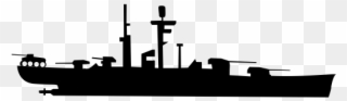 Battleship Rubber Stamp - Vector Graphics Clipart