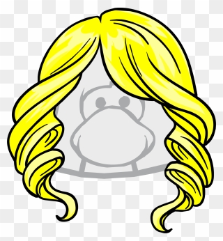 The Honeycomb - Club Penguin White Wigs Clipart