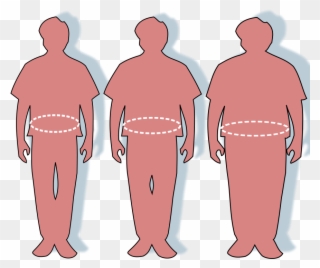 File - Obesity-waist Circumference - Svg - 45 Inch Waist Man Clipart