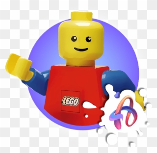 Leg Godt Paint - Lego Man Clipart