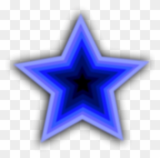 Collection Of Blue Stars - Blue Star Clipart