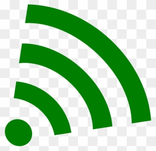 Wifi Signal Icon Green Clipart