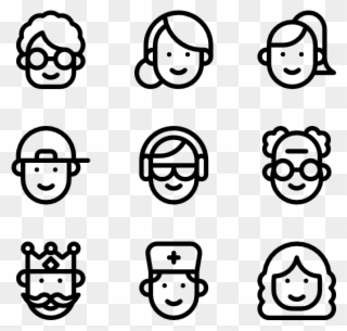 Avatars - Face Icon Clipart