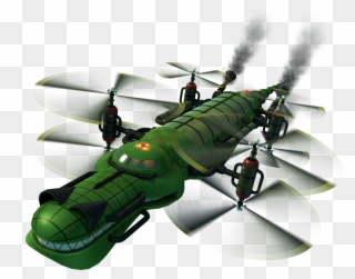 Peardian's Custom Models - Dkc 2 Flying Krock Clipart