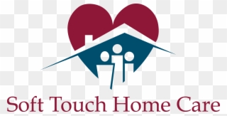 Soft Touch Home Care - Family Home Logo Clipart