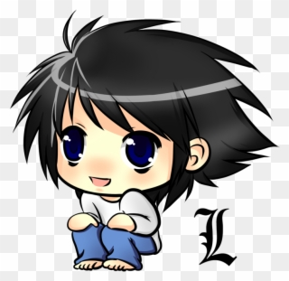 Clipart Hd Clipartfox - Anime Death Note L Chibi - Png Download