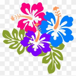 Download Hawaiian Flowers Clip Art - Png Download (#1581477) - PinClipart