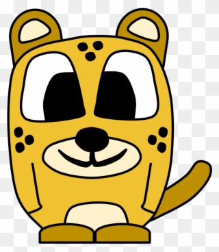 Cheetah, Big Eyes, Cartoon Animal - Cheetah Clipart
