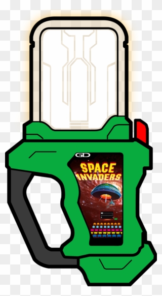 Space Invaders Gashat By Tajadorcombo-db5dxai - Ultraman Geed And Kamen Rider Build Clipart