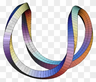 Clipart Circle Border - Curves In Space - Png Download