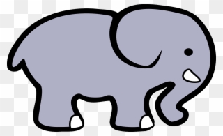 Elephant Face Template Printable - Elephant Clip Art - Png Download
