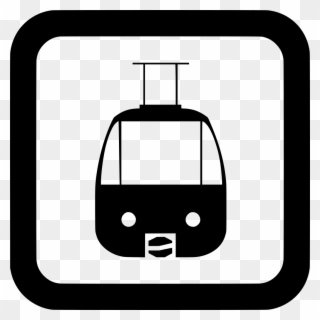 Info - Tram Sign Clipart