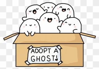 Report Abuse - Kawaii Adopt A Ghost Clipart
