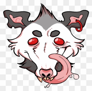 Happy Possum - Fur Clipart