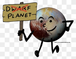 Use This Image When You Feel Like Promoting Pluto's - Dwarf Planet Pluto Cartoon Clipart