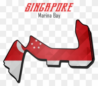 Countdown - Singapore F1 Track Png Clipart