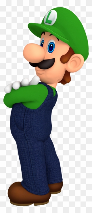 Luigi Crossing His Arms By Nintega-dario - Mario Arms Crossed Clipart