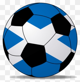 File - Soccerball Scotland - Svg - Wikimedia Commons - Blue Soccer Ball Png Clipart