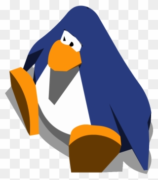 Club Penguin - Club Penguin Penguin Sitting Clipart