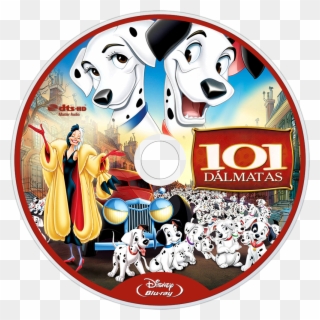 101 Dalmatians Bluray Disc Image - 101 Dalmatians Clipart