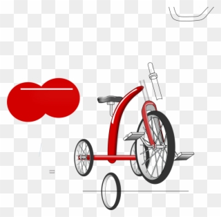 Sticker Tricycle Bicycle Decal Label - Tricycle Clipart Transparent - Png Download