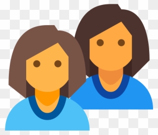 User Group Icon - Icon People Women Color Clipart