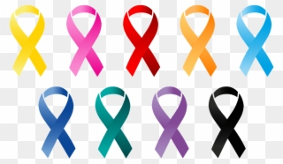 A Treatment Trial Has Produced Promising Results In - Cancer Awareness Ribbons Png Clipart