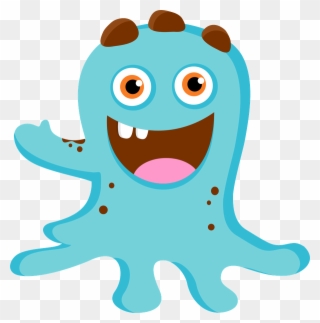 Say Hello - Minus Monster Clipart