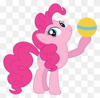 Ball, Pinkie Pie, Safe, Simple Background, Solo, Transparent - Artist Clipart