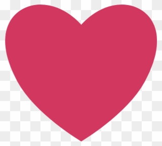 Romance Love Peach Heart Sticker - Icon Red Heart Png Clipart