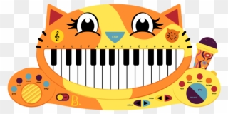 B Meowsic Keyboard By Culu Bluebeaver On - B. Toys Symphony In B Music Toy Clipart