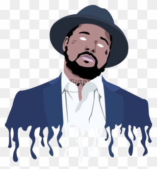 Vector Schoolboy Q - Illustrator Kendrick Lamar Vector Clipart
