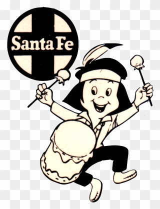 The Secret Origin Of Wigwam, Part - Santa Fe Railroad Logo Clipart