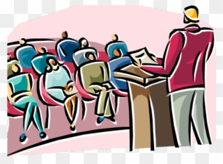 Audience Clipart Guest Lecture - Meeting Clipart - Png Download