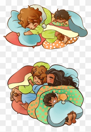 Shire Au With Matching Pajamas And Cuddles Clipart