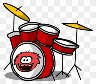 Drum Kit Sprite 005 - Cartoon Drum Kit Png Clipart