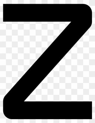 Z Icon - Z Clipart Black - Png Download - Full Size Clipart (#1598236 ...