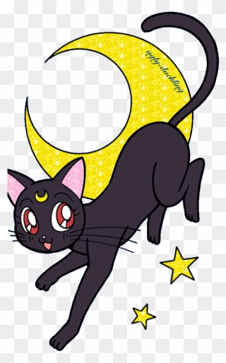 Animated - Sailor Moon's Cat Png Clipart