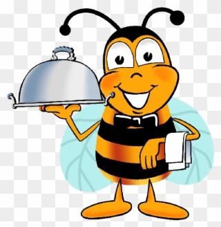 Cartoon Clipart Kiwanis Feeding Kids Feeding Futures - Bee Cartoon - Png Download