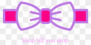 Friends Boutique - White Bow Tie Clip Art - Png Download