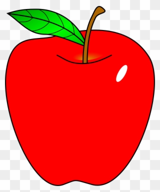 Clipart Free Stock Apple Clip Red Clipart - Apple Clipart - Png Download