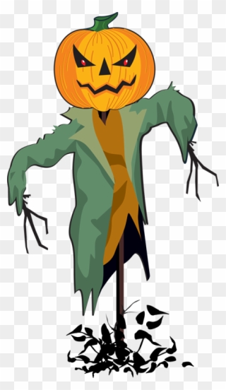 Clipart Info - Halloween Scarecrow Clipart - Png Download