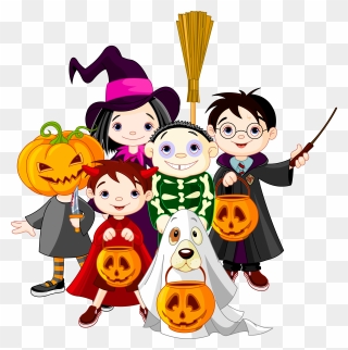 Spooky Clipart October - Halloween Costume Cartoon - Png Download