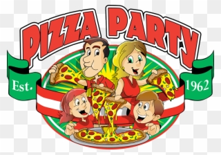 Clipart Free Library Free Delivery Images Download - Pizza Party Logo - Png Download