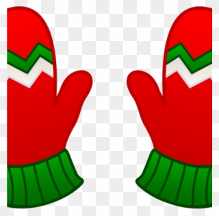 Mittens Clipart Kids Christmas Free Clip Art Dinosaur - Gloves Clipart - Png Download